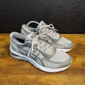 Asics Gel-Nimbus 21 1012A156 Grey Synthetic Mesh‎ Running Shoes Womens 8.5
